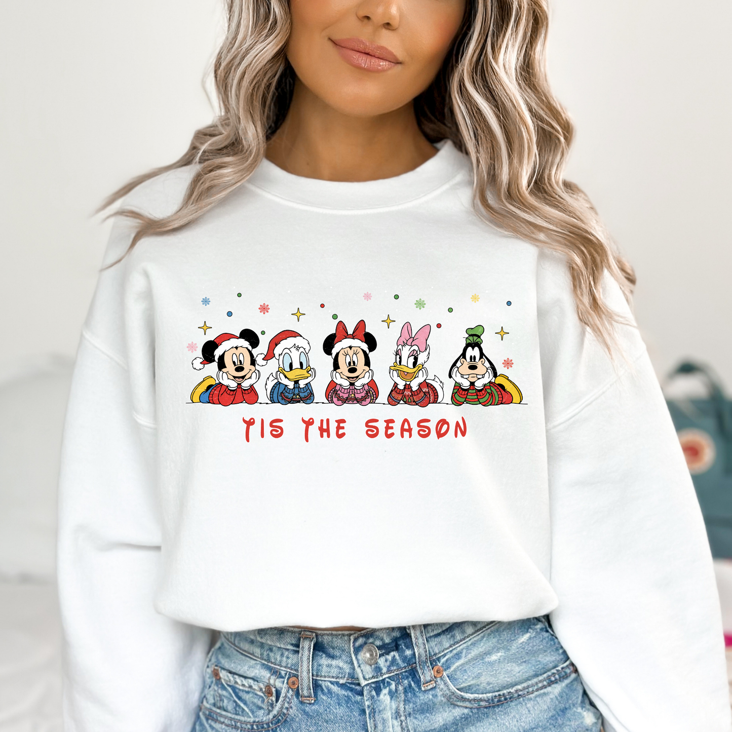 Tis The Season (Mickey and Friends) Full Color DTF Transfer