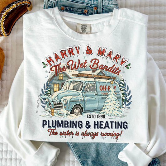 Harry & Marv The Wet Bandits Full Color DTF Transfer