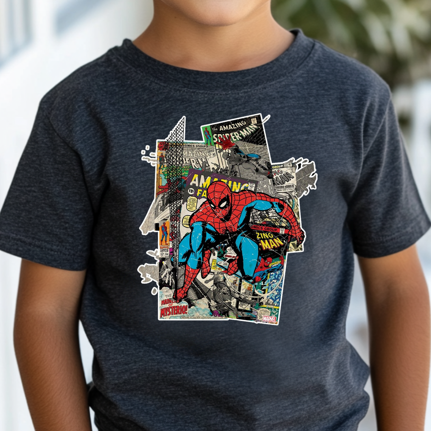 Spiderman Collage Full Color DTF Transfer