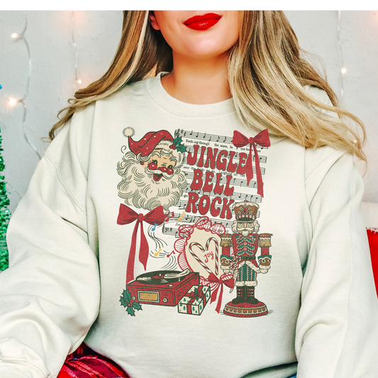 Jingle Bell Rock (Christmas Music Sheet) Full Color DTF Transfer