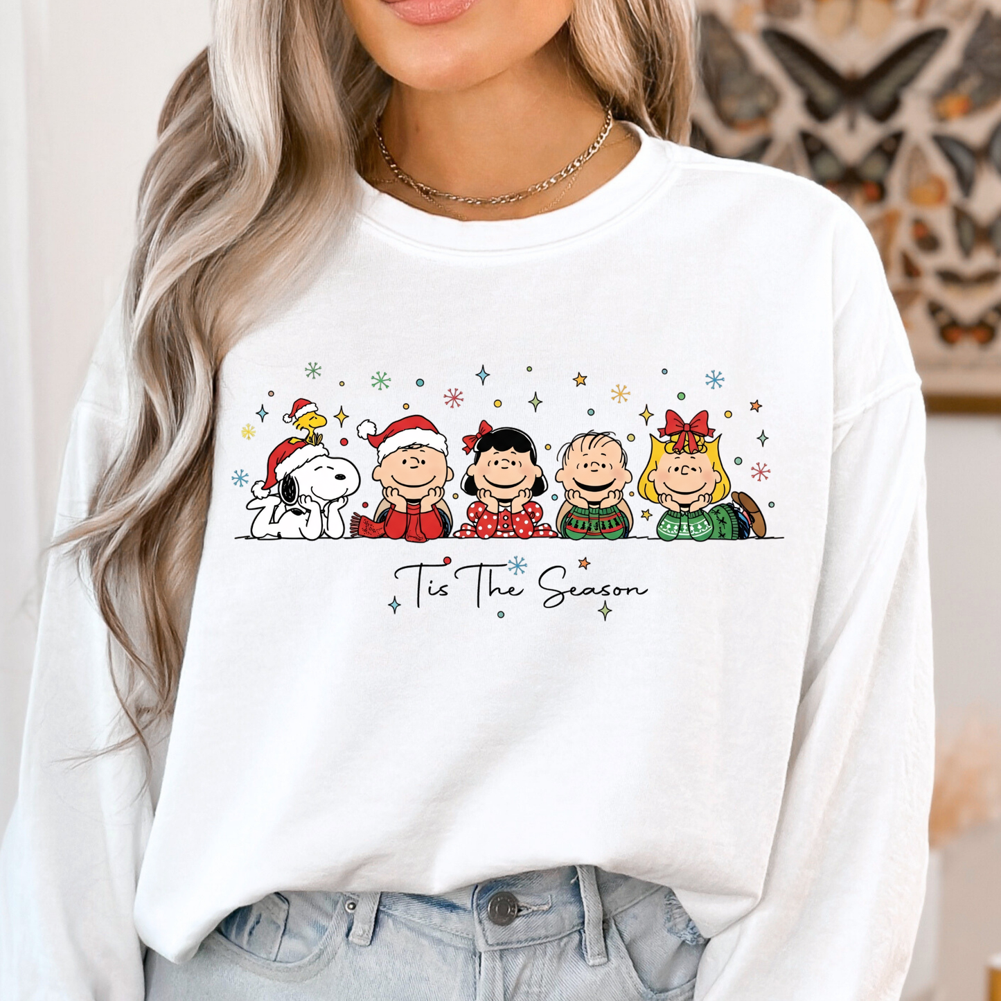 Tis The Season (Snoopy Christmas) Full Color DTF Transfer