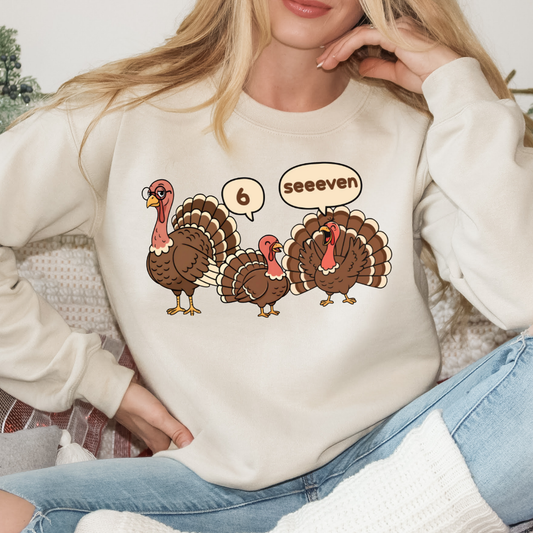 67 Turkeys Full Color DTF Transfer