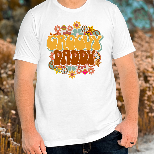 Groovy Daddy Full Color DTF Transfer