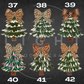 Brush Stoke Christmas Trees (42 Different Options) Full Color DTF Transfer