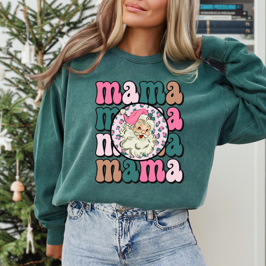 Mama Mama Mama Mama (Pink) Full Color DTF Transfer