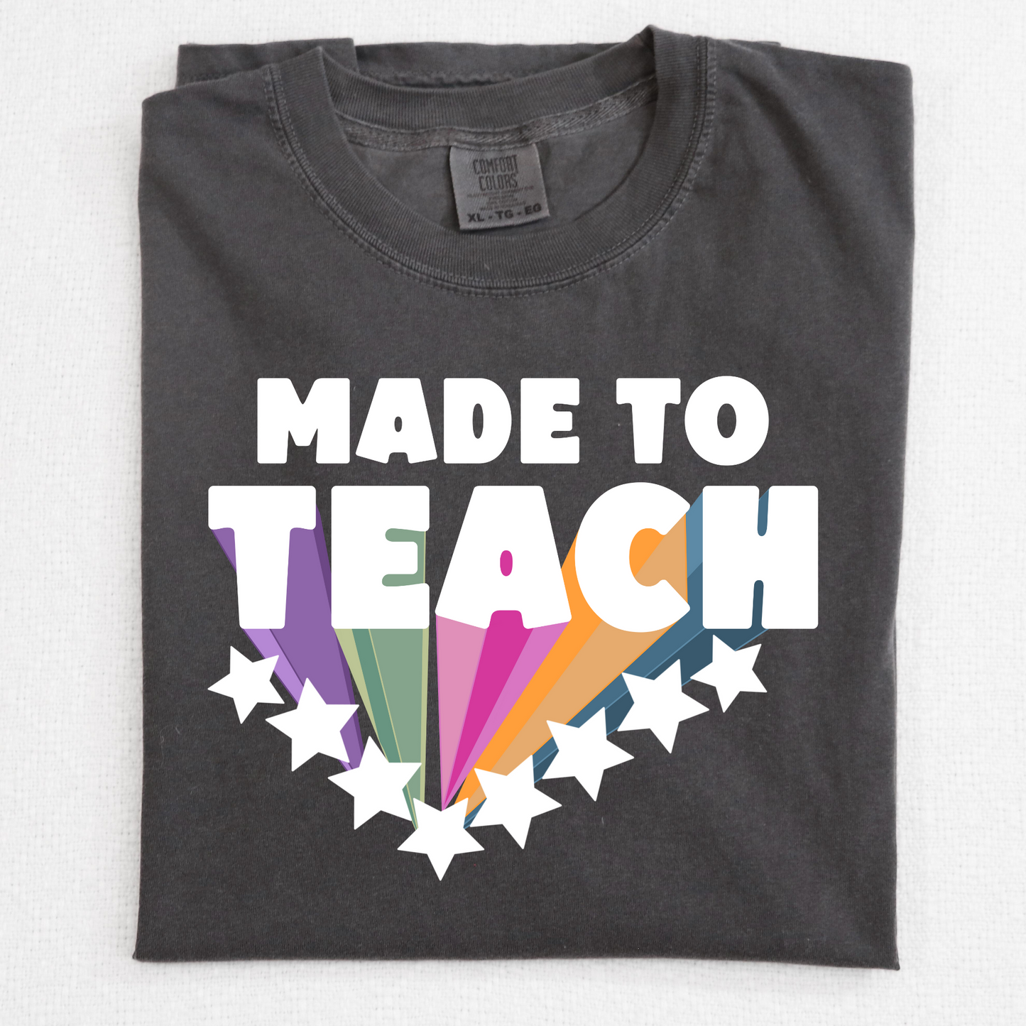 Made To Teach Full Color DTF Transfer