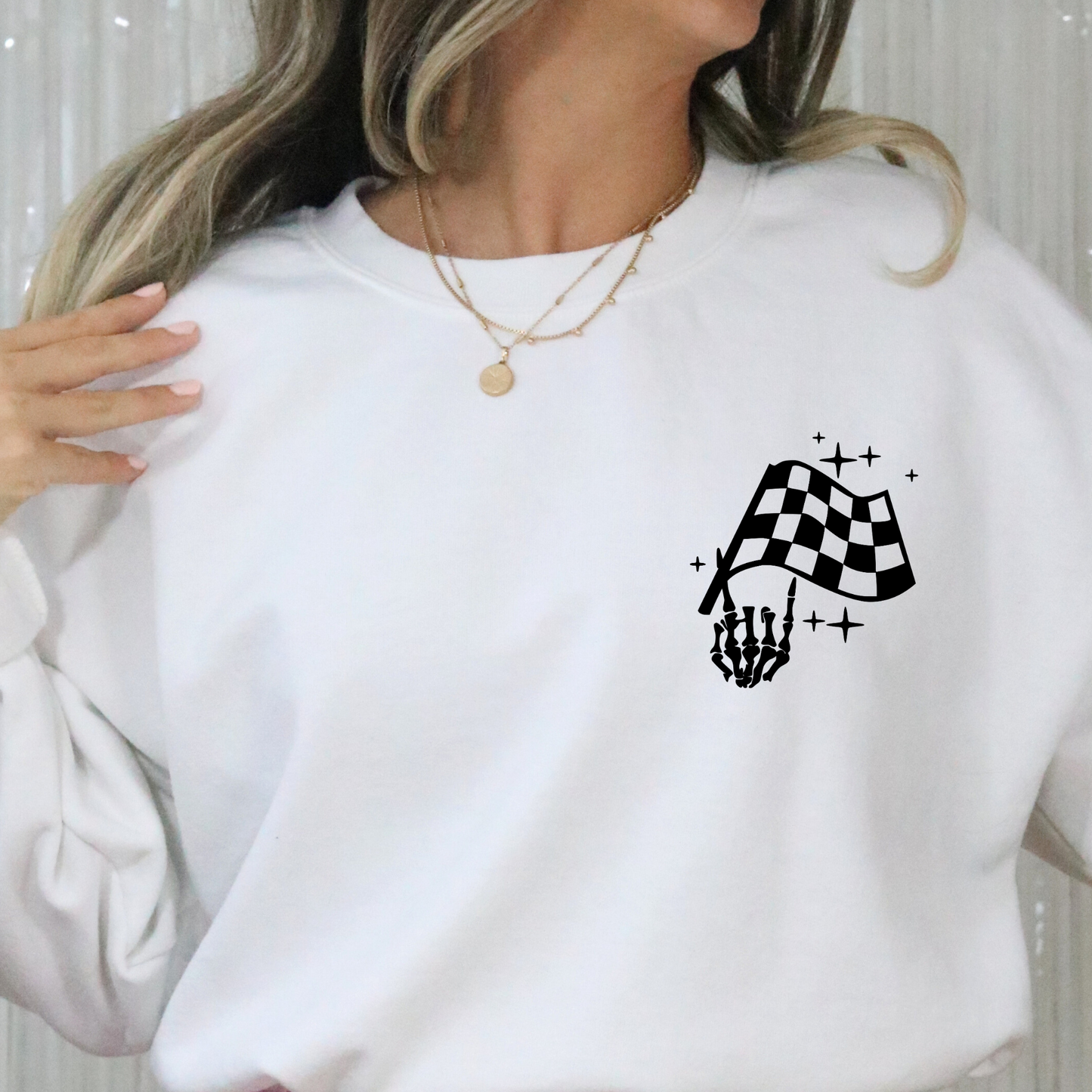 Hello Racing Season Goodbye Husband Full Color DTF Transfer