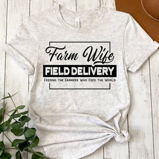 Farm Wife Field Delivery Full Color DTF Transfer