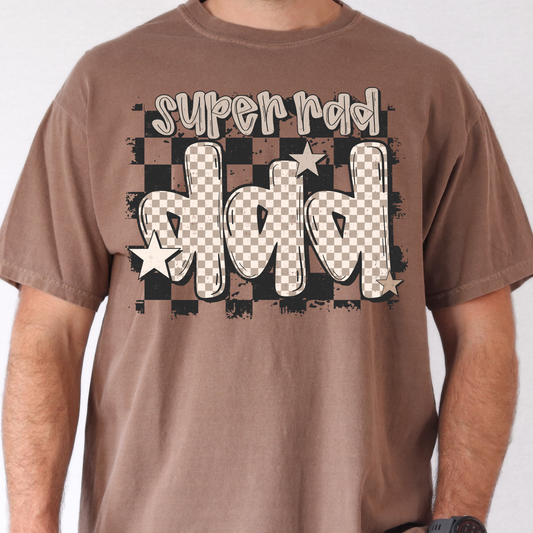 Super Rad Dad Full Color DTF Transfer