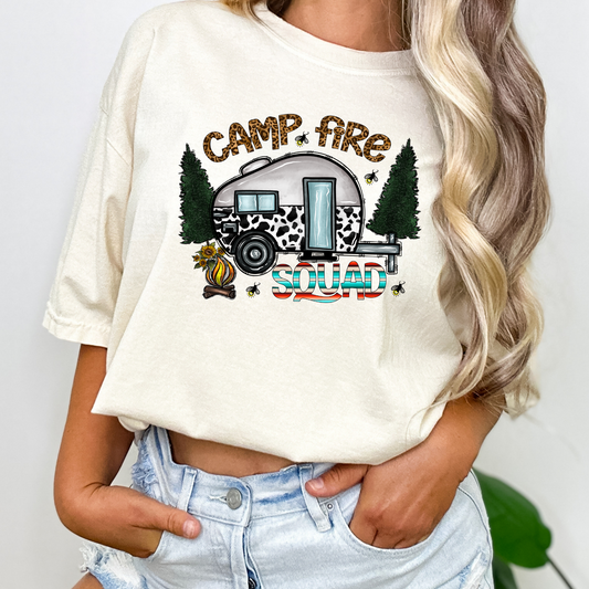 Camp Fire Squad Full Color DTF Transfer