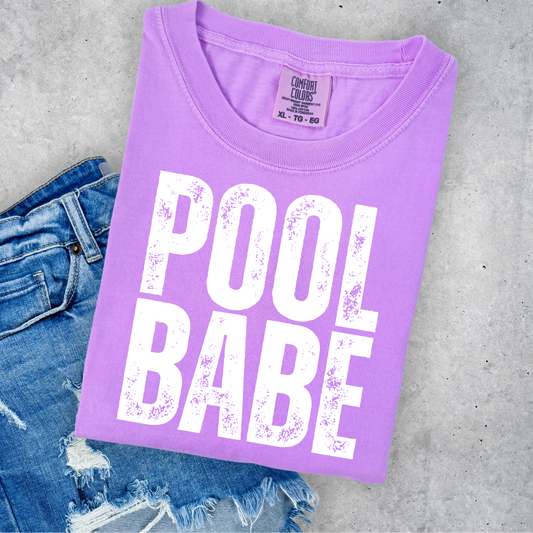 Pool Babe (Distressed) Full Color DTF Transfer