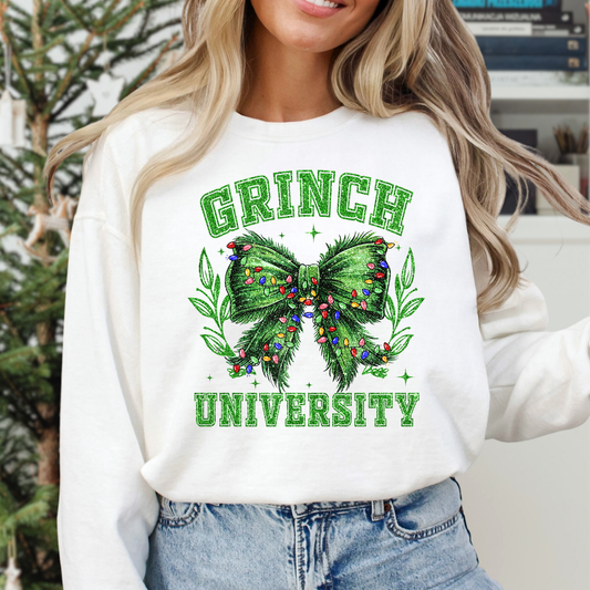 Grinch University Full Color DTF Transfer