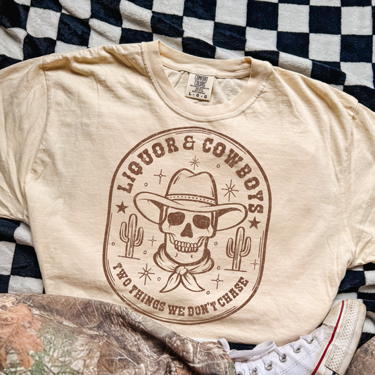 Liquor & Cowboys Full Color DTF Transfer
