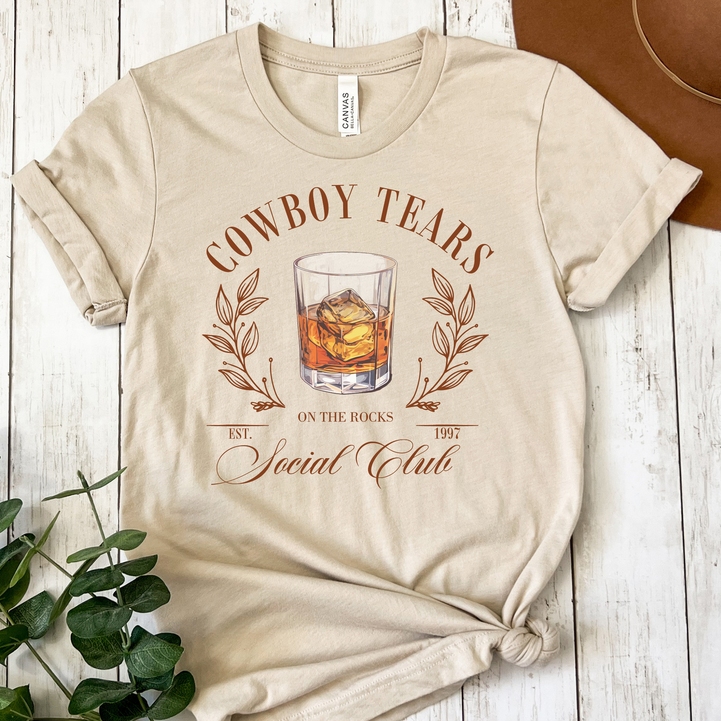 Cowboy Tears Social Club Full Color DTF Transfer