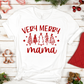 Very Merry (Multi Family Options) Family Christmas Full Color DTF Transfer