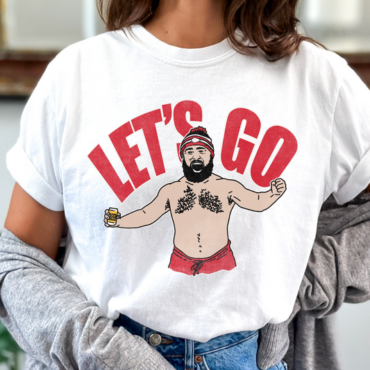 Lets Go (Jason Kelce) Chiefs Full Color DTF Transfer