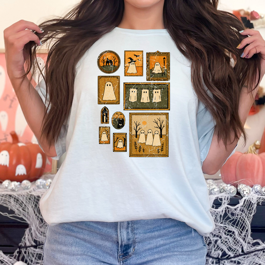 Halloween Picture Frame Full Color DTF Transfer
