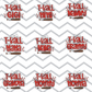 T Ball Mom (Multi Name Options- See Page 2) Full Color DTF Transfer