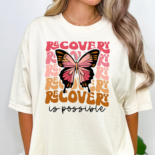 Recovery Is Possible (Butterfly) Full Color DTF Transfer