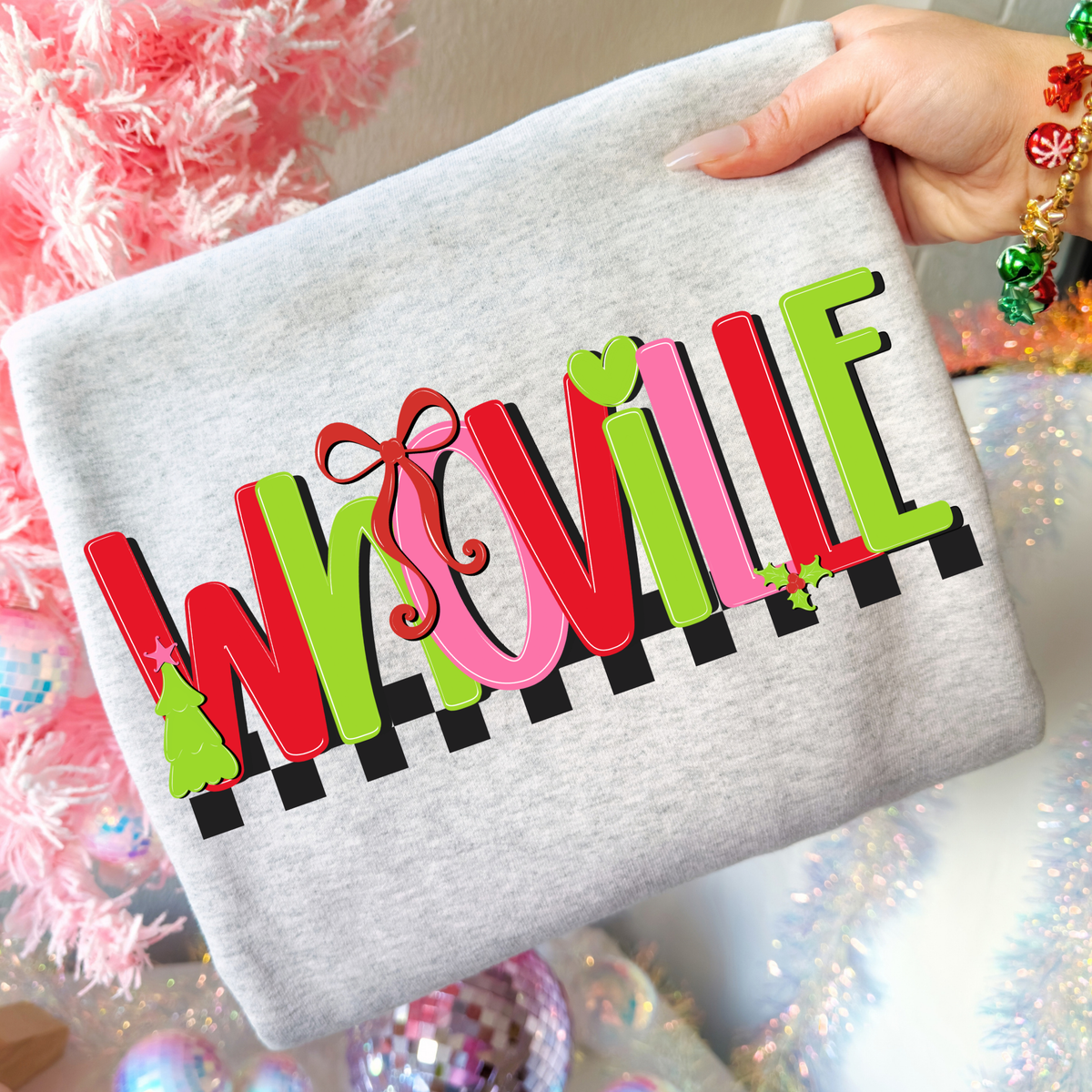 Whoville (Grinchy Alpha) Full Color DTF Transfer