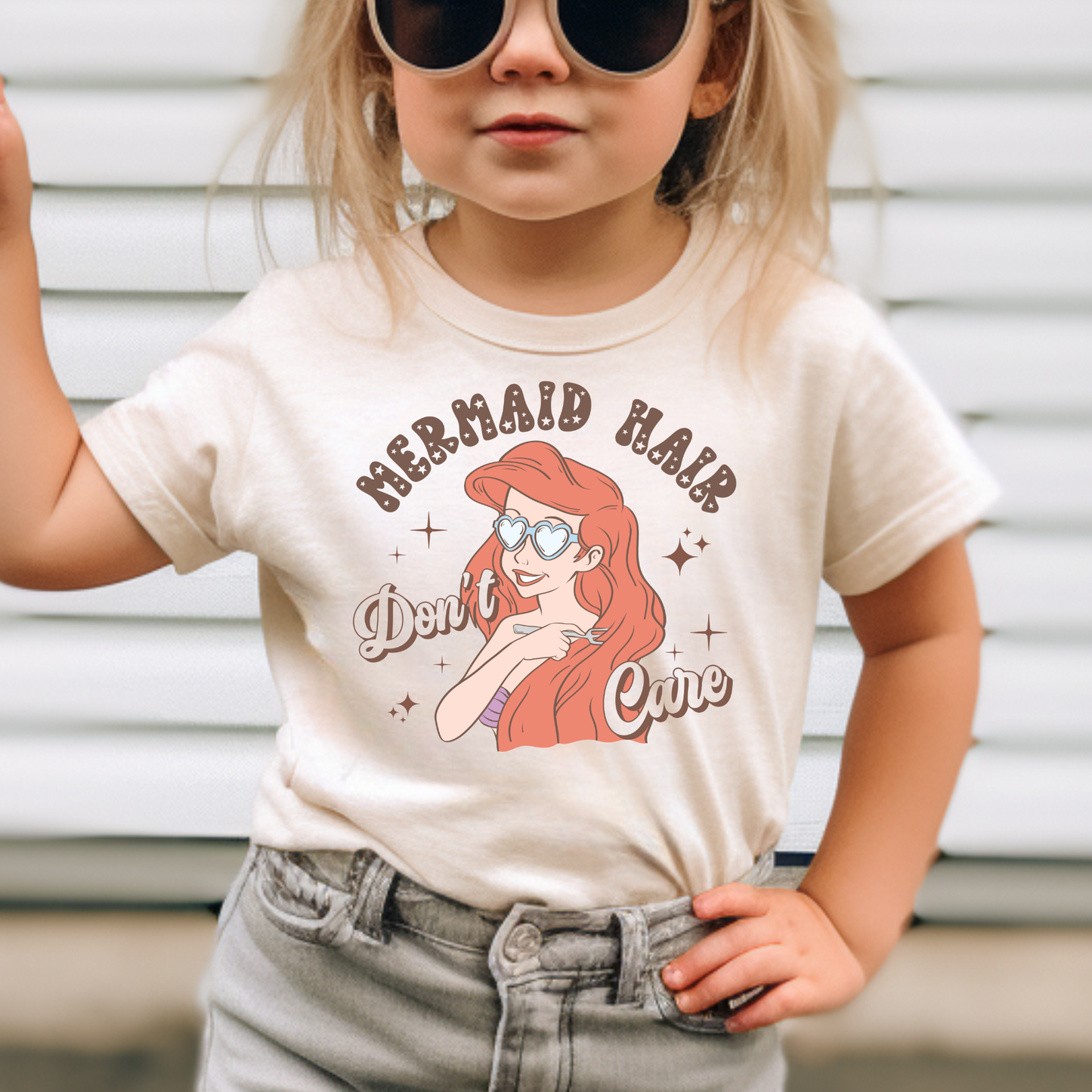 Mermaid Hair Don't Care Full Color DTF Transfer