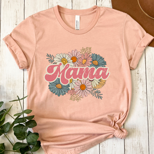 Floral Mama Full Color DTF Transfer