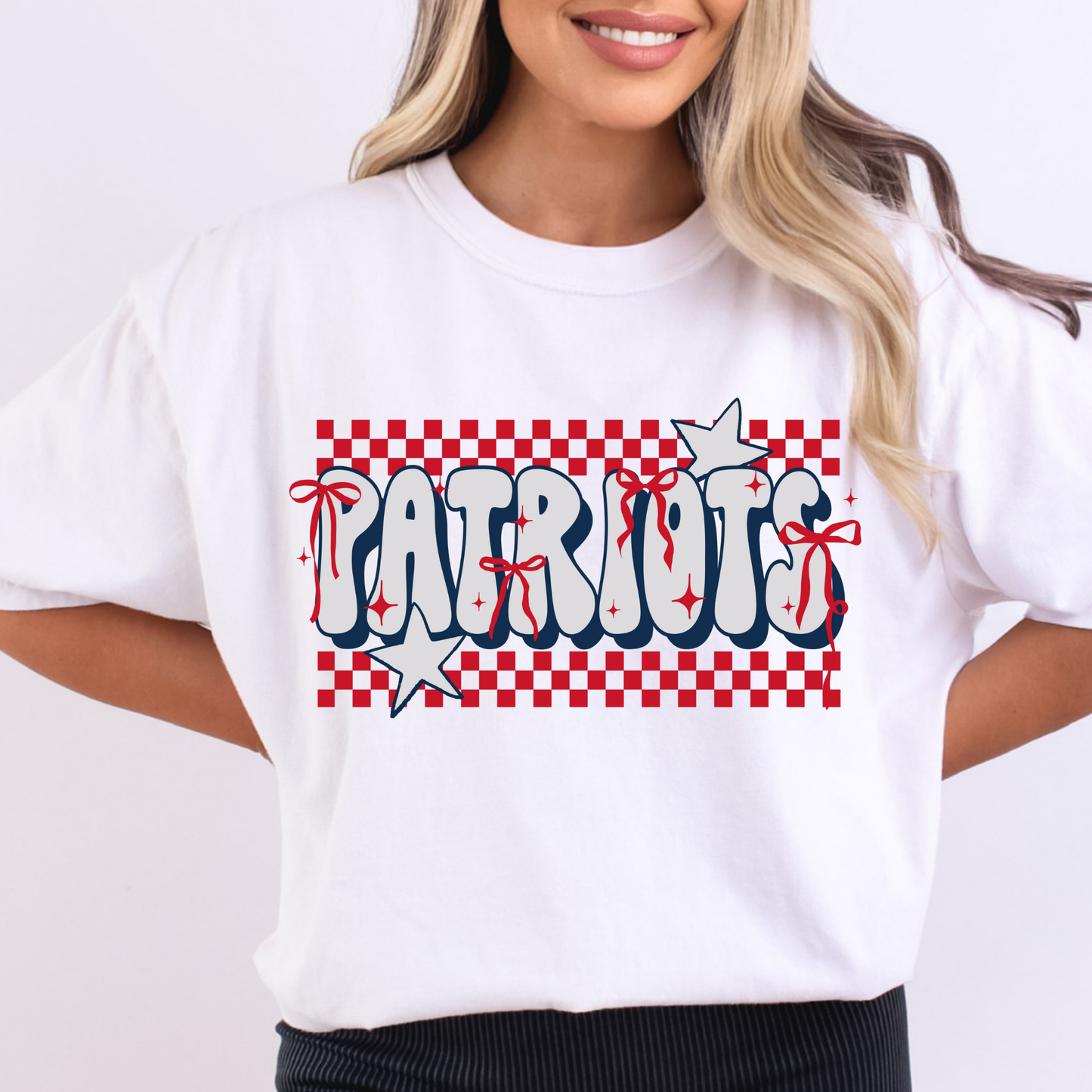 Checkered Bordered Team Name (2026 Playoff Teams) Full Color DTF Transfers