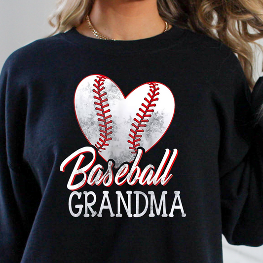 Baseball Grandma Full Color DTF Transfer