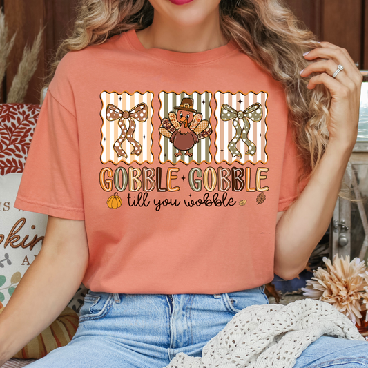 Gobble Gobble will you Wobble Full Color DTF Transfer