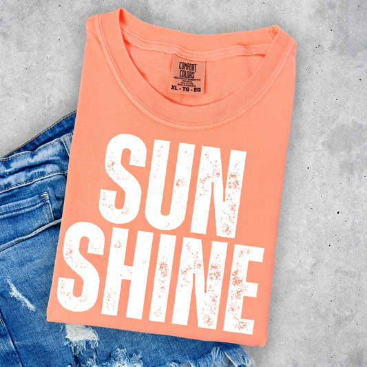 Sunshine (Distressed) Full Color DTF Transfer