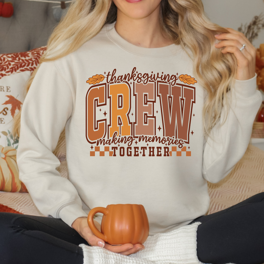 Thanksgiving Crew Full Color DTF Transfer