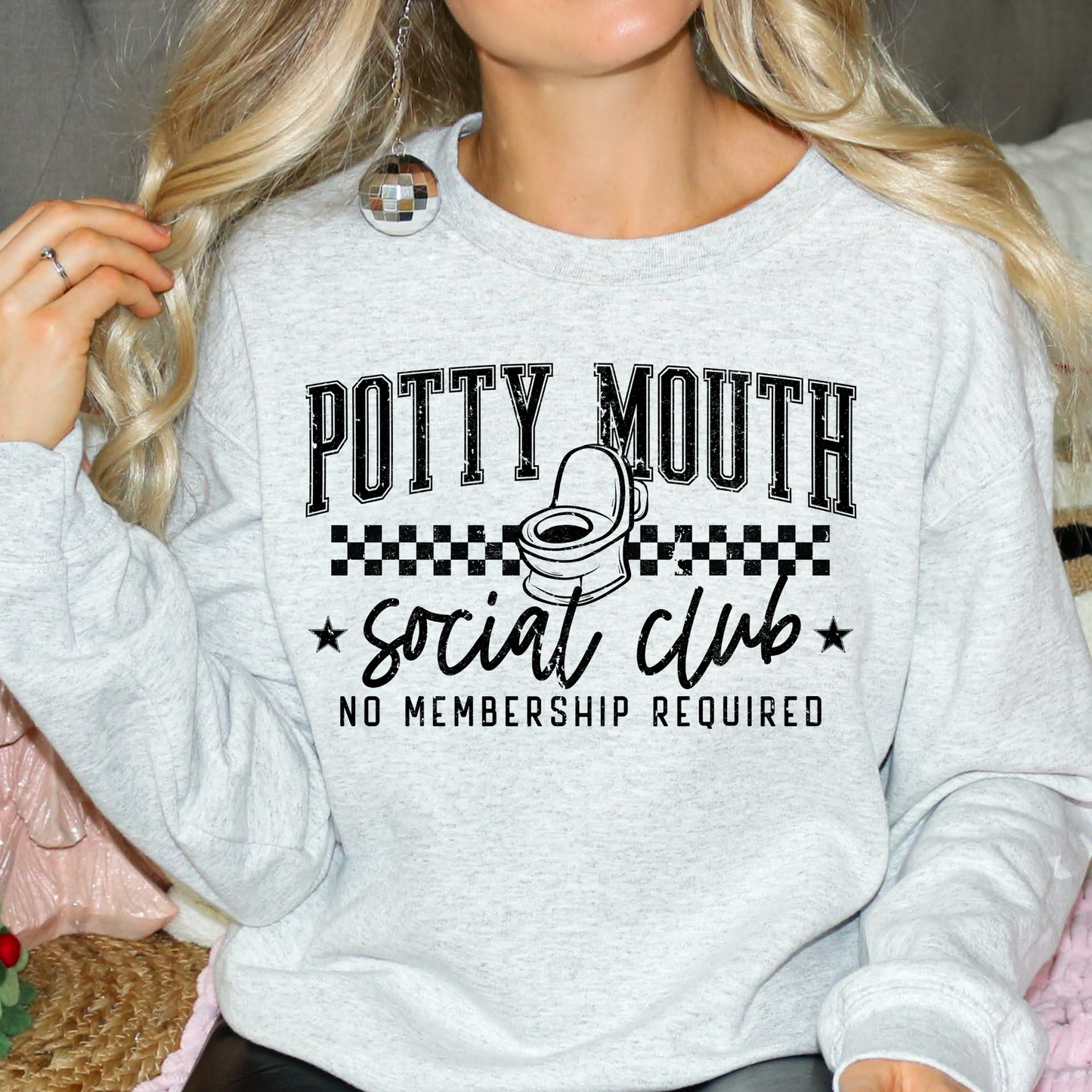Potty Mouth Social Club Full Color DTF Transfer