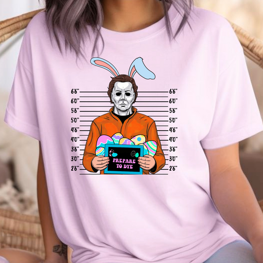 Michael Myers Easter Mugshot Full Color DTF Transfer