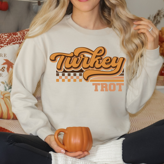 Turkey Trot Full Color DTF Transfer
