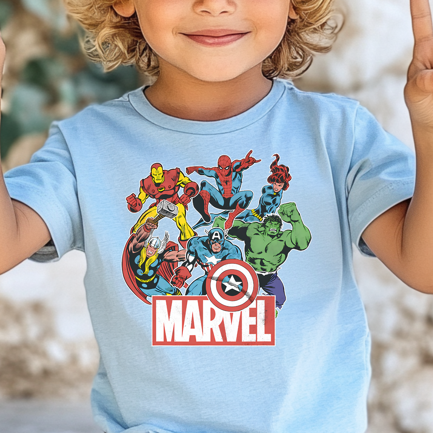 Marvel Collage Full Color DTF Transfer