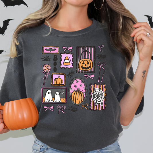 Halloween Stamps Full Color DTF Transfer