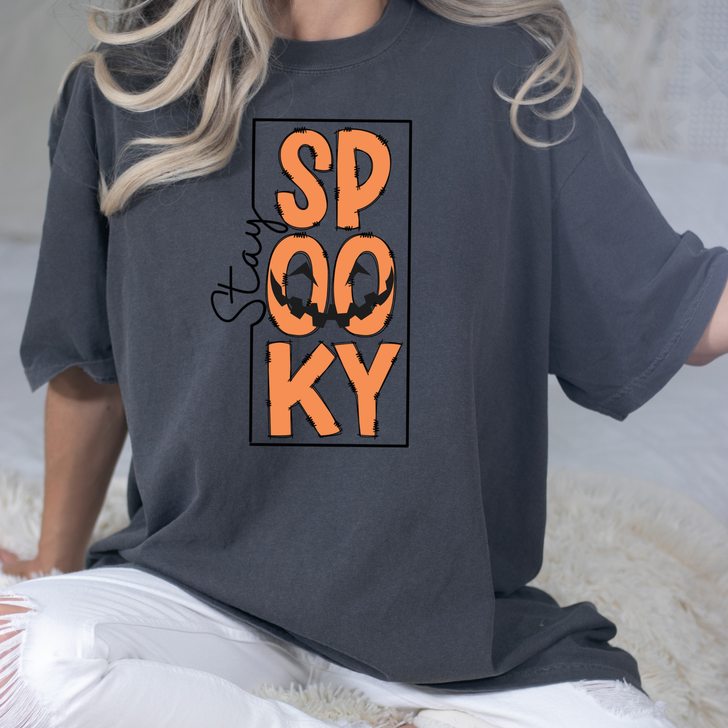 Stay Spooky Stacked Full Color DTF Transfer