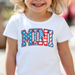 4th of July Theme Mama (Mini Option) Full Color DTF Transfer