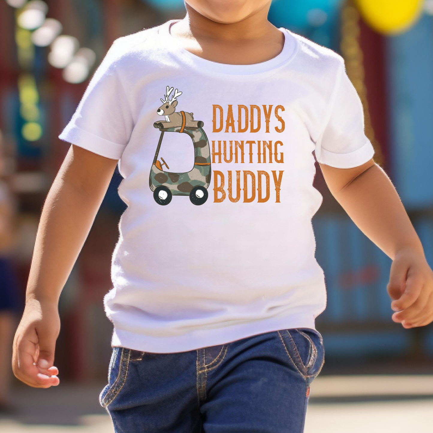 Daddy's Hunting Buddy Full Color DTF Transfer