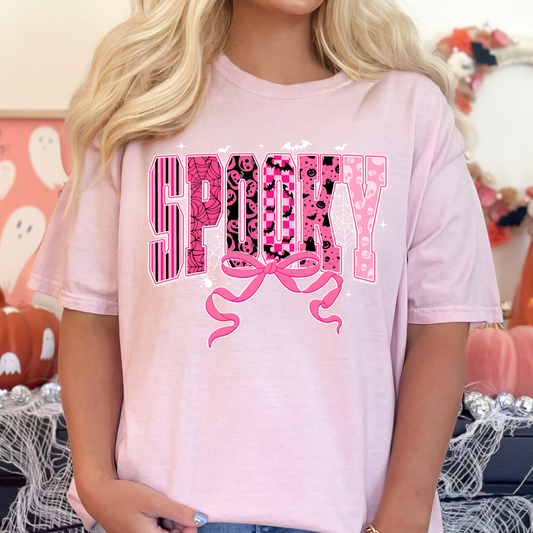 Pink Spooky Full Color DTF Transfer