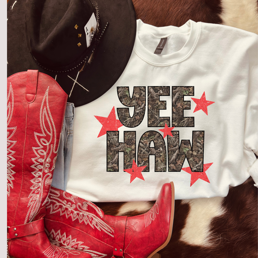 Yee Haw (Camo) Full Color DTF Transfer