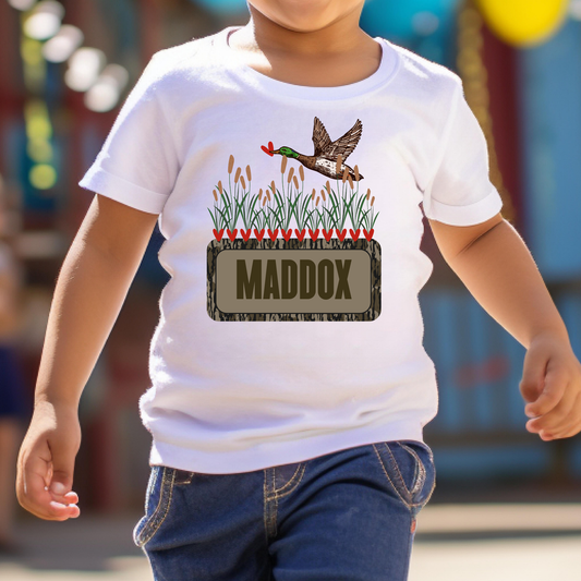 Personalized Valentine Duck Full Color DTF Transfer