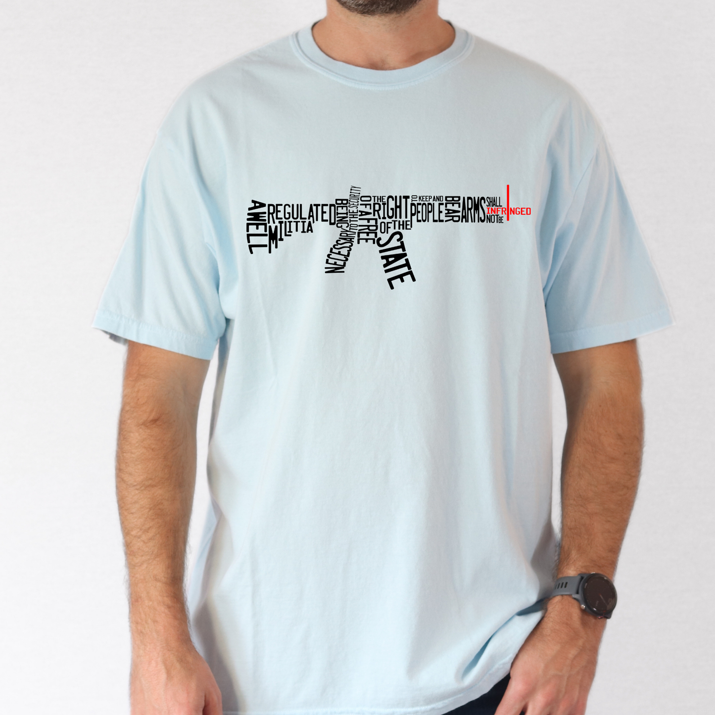 A Well Regulated Militia (Rifle)  Full Color DTF Transfer