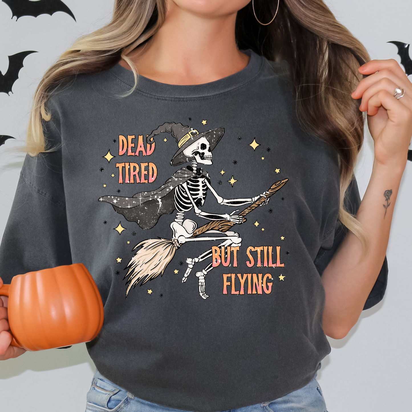 Dead Tired But Still Flying Full Color DTF Transfer