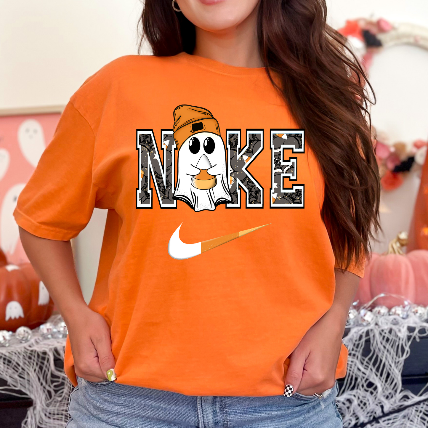 Halloween Swoosh Full Color DTF Transfer