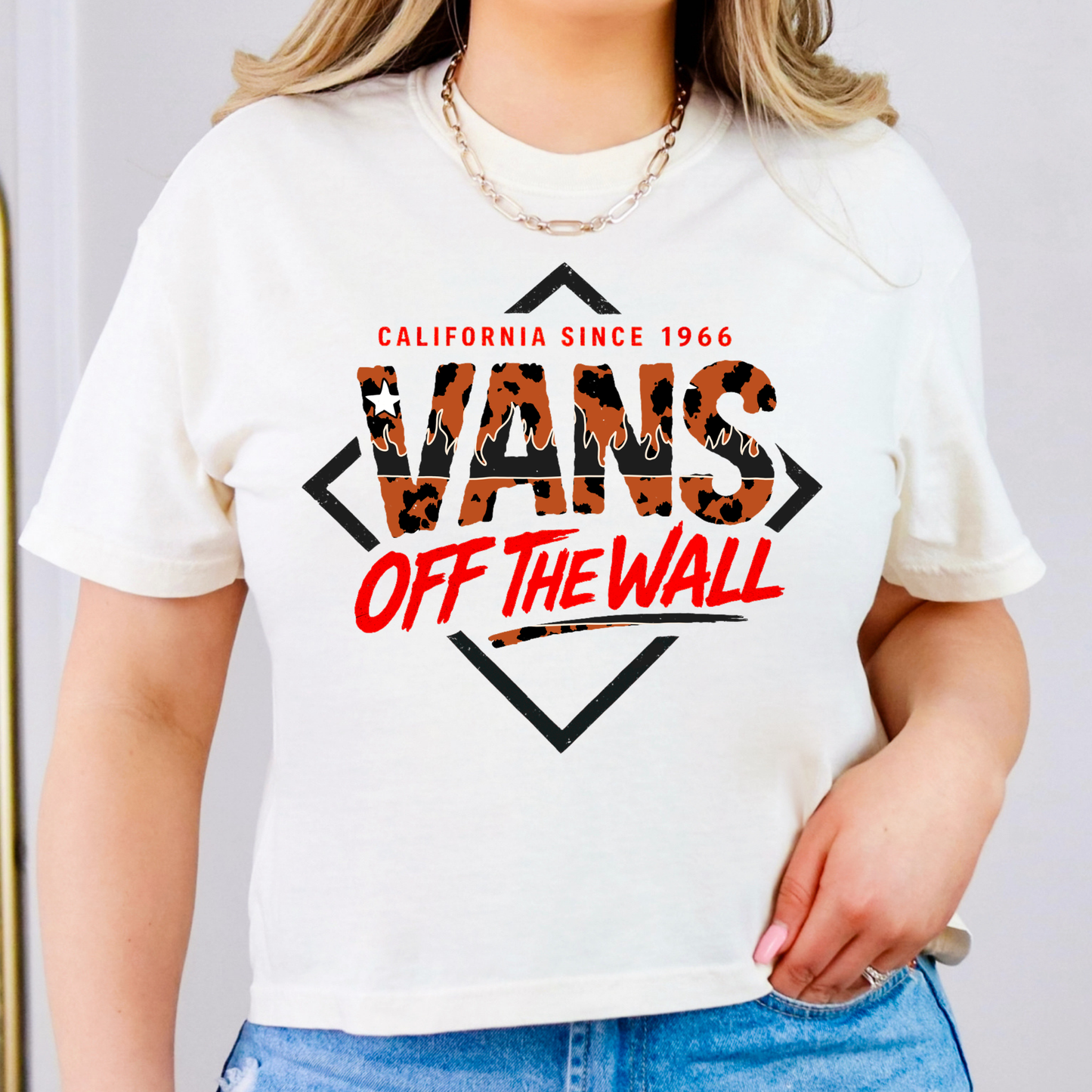 Vans Off The Wall Full Color DTF Transfer