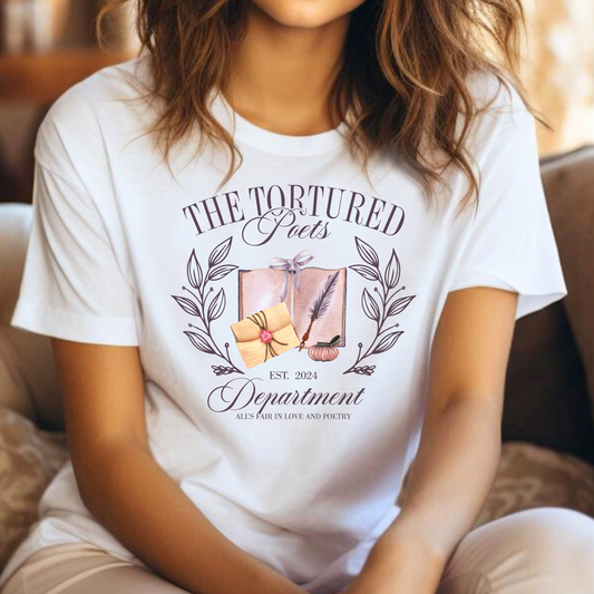 The Tortured Poets Department Taylor Swift Full Color DTF Transfer