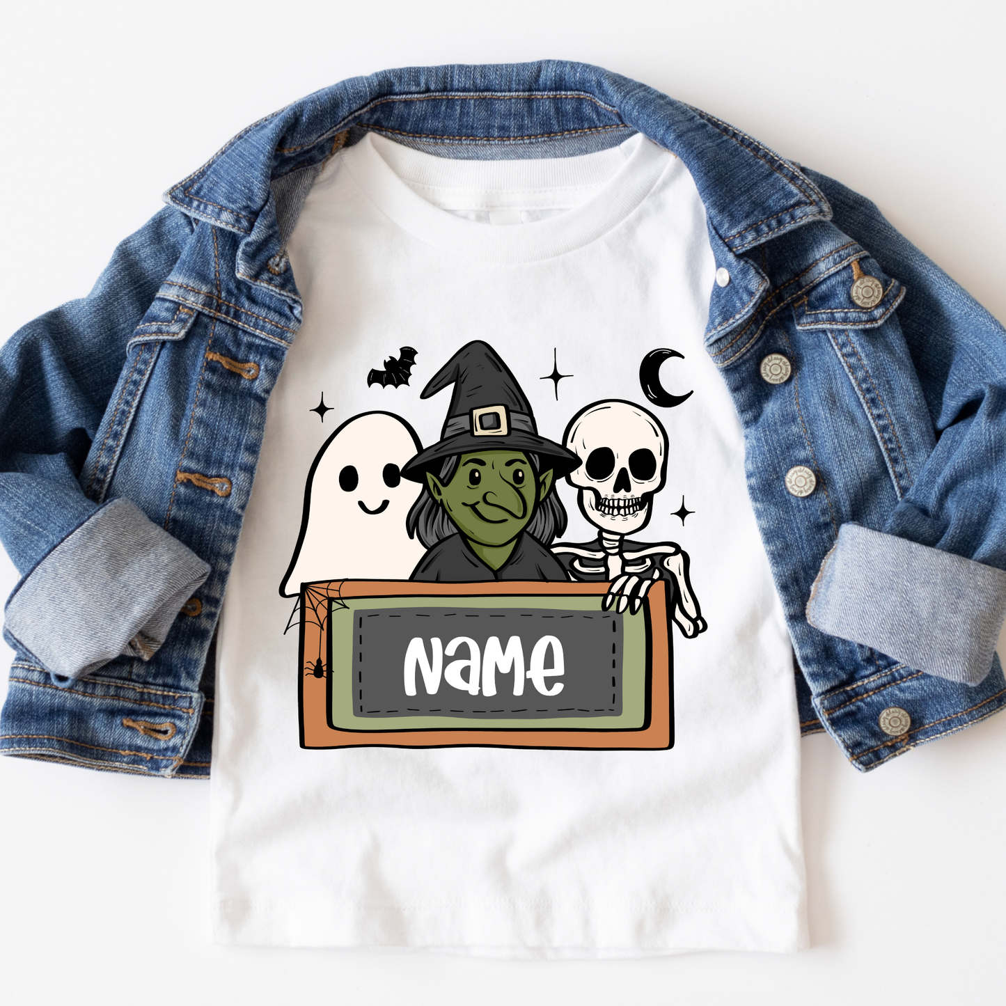 Personalized Halloween Sign Full Color DTF Transfer