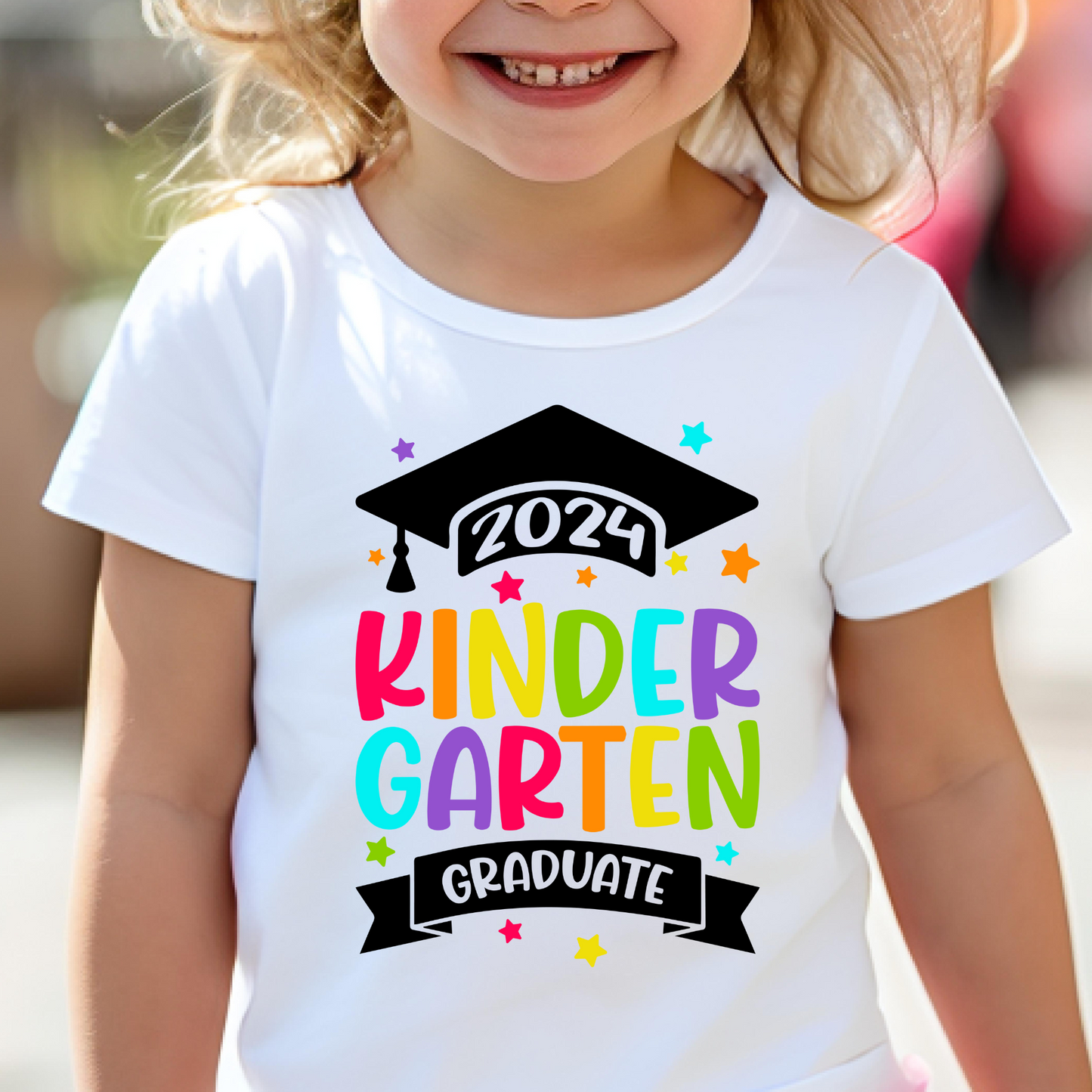 2024 Kindergarten Graduate Full Color DTF Transfer