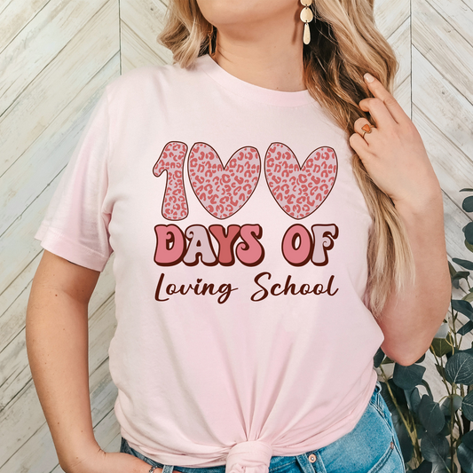 100 Days of Loving School Full Color DTF Transfers